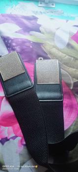 Product Review of Gesper Cewek Ikat Pinggang Lebar Sabuk Wanita Belt obi Fashion Branded Korea Panjang Import Silver Hitam Karet from n**g @**. 1