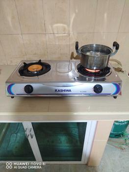 Product Review of เตาแก๊ส Kashiwa หัวคู่ หัวผสม K-2006 สแตนเลส ทนทาน ไม่เป็นสนิม from ฆ**ศ 0