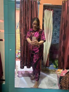 Product Review of Setelan Cp Gogo Ld 130 Lengan Pendek Saqueena Batik Baju Busui Celana Kancing Motif Rayon Wanita Panjang Piyama Tidur from g**0 0