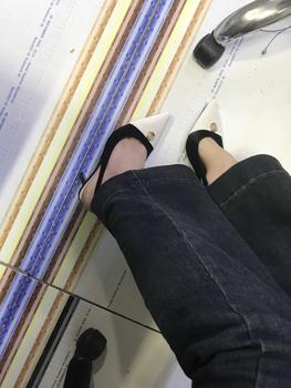 Product Review of Giày cao gót đẹp 8p, giày nữ quai hậu mũi nhọn khoá hoa da nỉ nhung siêu bền đẹp DéP Shoes from B**y B**y 2