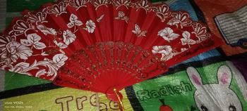 Product Review of 1PC/3Pcs 42.5x21cm Retro Style Folding Fan Hollow Butterfly Lace Dancing Fan Photo Props Fashion Accessories Decor Hand Light Cloth Gift from S**👊 0