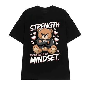 Product Review of Áo Thun Papilia Teddy Power - Gấu Papilia sức mạnh Form rộng unisex nam nữ cổ tròn chất vải cotton 2c thoáng mát PP02 from T**n L** B** A** 0