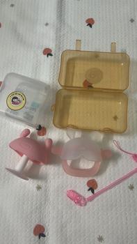 Product Review of [TẶNG HỘP] Gặm nướu thỏ silicon an toàn mềm xinh cho bé từ 3 tháng tuổi Gặm Nướu giảm ngứa lợi from S**y 0