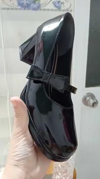 Product Review of Giày Cao Gót Nữ Mary Jane 5cm Phong Cách Vintage Gót Vuông Siêu Xinh Shoes from A**👠 0