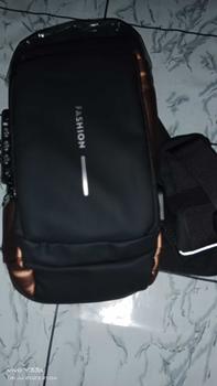 Product Review of MaxMor M067 Tas Selempang Pria dengan Charger USB dan Kunci Resleting TSA Lock 3 Kombinasi Angka Slingbag shoulder pack Cowo Cowok from u**8 0