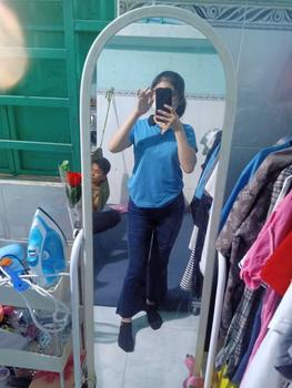 Product Review of (LOE9TAC11) Quần Jean Nữ Dáng Loe 9 Tấc (92cm) Dành Cho Nàng m50 Pants Denim Women Có Túi from T**n 1