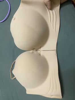 Product Review of Áo lót nữ bra 4cm chống tụt cúp ngang nâng đẩy cài trước không dây women M946. Voi Nhung from N**n T**n Đ** 0