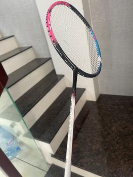 Product Review of Vợt cầu lông Liningg - 90000 - 90000i - 90000c - 90000d - 70000i Xanh - 70000i Hồng - Tec 9 khung chịu lực Full Carbon có rãnh thoáng khí, căng sẵn 10,5 Max 13kg tặng kèm quấn cán và bao đựng from T**🪡 0