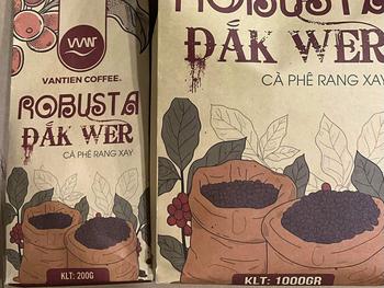 Product Review of 1KG Cà phê rang xay Vantien Coffee Robusta Đắk Wer vị đắng mạnh, nhiều hàm lượng cafein, cà phê rang mộc nguyên chất 1kg/túi Cafe from A**n 0
