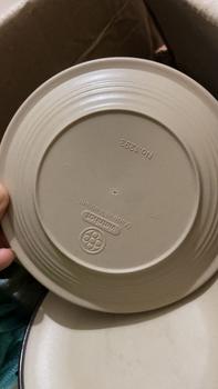 Product Review of Đĩa tròn gân nhám (đen, nâu) nhựa phíp Melamine nhiều Size 15,18,20,23,25,28cm Việt Nhật from P**a 1