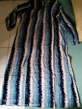 Product Review of DASTER GAMIS BUSUI PB 135 RAYON ADEM MOTIF KEKINIAN Karet Muslim Nyaman Panjang Dress alur from N**h 3