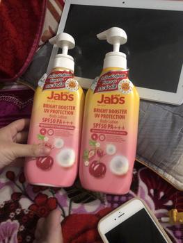 Product Review of Kem dưỡng da CHỐNG NẮNG toàn thân Jabs Bright Booster UV Protection SPF50 PA+++ Brightening Formula 450ml - Lô Thị from m** m** 0