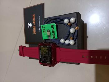 Product Review of jam  tangan original Pria wanita terbaru 2023  rubber segi Digital transparan from R**i 1
