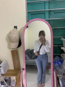 Product Review of quần jeans loe gấu to dài mẫu trơn cạp cao cho nữ from H**g t** đ** ☘** 0