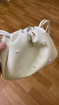 Product Review of Túi đeo chéo nữ GENBAG túi đeo vai phối dây xích đi tiệc đi chơi sang chảnh thời trang TX04 Kem Da from V** N**n 0