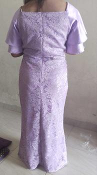 Product Review of Dress Brukat Amanda / Dress brukat / Dress wanita / Dress kondangan Cantik Casual Panjang Velvet Formal Sabrina Nyaman Pesta Mewah Gaun from M**y L**e 2