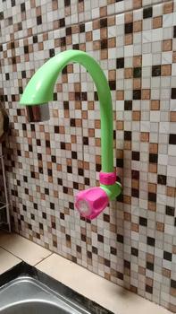 Product Review of Kran Angsa Cuci Piring Plastik / Keran Air Dapur Tebal Anti Patah / Keran Dapur PVC Putih from 라** ;** 0