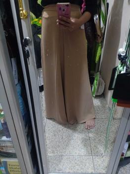 Product Review of Jeha Kulot - Bawahan Wanita - Ceruty - Polos - Celana Rit - Kuliah - Jalan - Santai - Kasual - Elegan - Santai Muslim Panjang from ** l**n 2