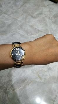 Product Review of Đồng Hồ Nữ GS Đá Ceramic 2 Màu Lựa Chọn: Đá Đen, Đá Trắng Women Titan Đeo Tay Watch Voi from H**2 0