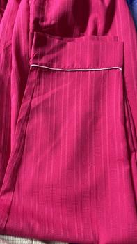 Product Review of Bộ Ngủ Đồ Bộ Pyjama Cổ Vets Quần Dài Aó Hai Túi Gấu Vải Đũi Gân Mềm Nhẹ from d**🥰 1