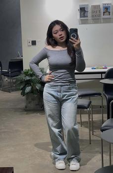 Product Review of (S-2Xl) HHCHOU- Quần Jeans Suông Trơn Màu Xanh nhạt vải Qc mềm h3369 Nữ Pants Kem Women from N**t A** ** 1