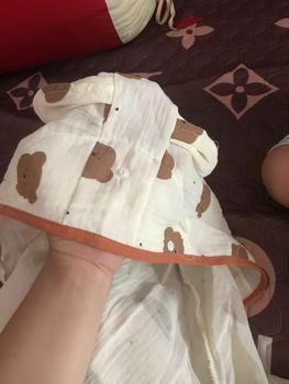 Product Review of Áo choàng vải xô muslin 2 lớp mỏng mát mặc hè, áo choàng chống nắng cho bé trai, bé gái áo khoác & áo choàng from Đ**n L** 3