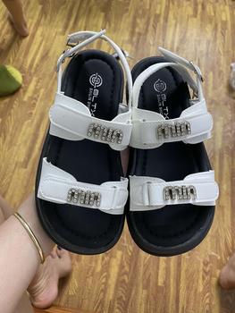 Product Review of Sandan MIU cho bé gái quai da mềm đế caosu dẻo đi học đi chơi đi hằng ngày size 26-36 hai màu  mã 203 Mùa hè Dép xăng đan from N**t m**n s**s 0