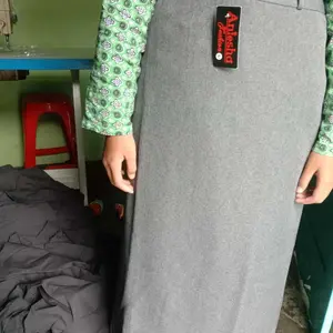 ROK KERJA WANITA PANJANG/ROK SPAN  REMPEL BELAKANG SIZE S - L5