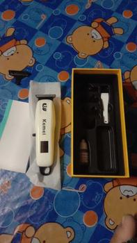 Product Review of Kemei รุ่นล่าสุด ที่ตัดขนตัดผมมืออาชีพชาร์จไฟได้ ครบชุด ผู้ชาย เครื่องตัดผมเครื่องโกนหนวดชายอุปกรณ์เสริมช่างตัดผม ใช้ได้ทั้งเด็กและผู้ใหญ่ COD from အ**် မ**ေ 0