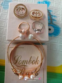Product Review of [CO ETALASE INI BONUZZ ANTING MUTIARA!!] BESTSELLER GELANG MUTIARA DAN CINCIN SEPAKET DAPAT SERTIFIKAT from 💞**💞 0