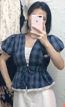 Product Review of [Mở bán] Puffy Love Babydoll - Áo Thiết Kế Babydoll Caro Tay Phồng Dáng Xoè che khuyết điểm from ** 1**w ** 2