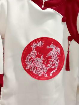 Product Review of Áo dài cách tân thêu Rồng cho bé trai, áo cách tân cho bé chất liệu nhung chéo từ 8-28kg from s** 0