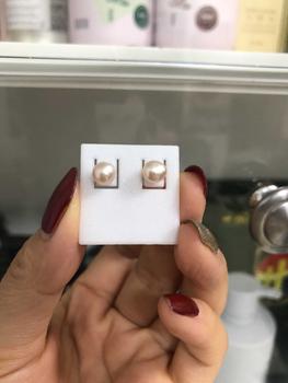 Product Review of Hoa tai nước ngọt 5-6mm khuyên tai from H**u 0