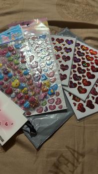 Product Review of [sticker] สติ๊กเกอร์ หัวใจแคปชั่น 1 แพ็กมี10ใบ วาเลนไทน์ heart valentine หัวใจลาย gliter sticker ขอบทอง ส่งเร็ว แฟน โสด 14กุมภา สติกเกอร์วาเลนไทน์ from W**h K**i 0