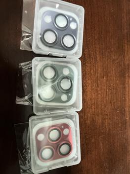 Product Review of ตัวป้องกันเลนส์กล้อง, เลนส์วิดีโอ 3 มิติแบบเต็มฝาครอบ, เข้ากันได้กับ iPhone 15 Pro, 16 Pro Max, 13, 14 Pro Max, 12mini, 14plus, ทำจากโลหะและกระจก, เหมาะสำหรับ iPhone 11 และ 12 Pro Max, เปิดตัวในปี 2025 from ซ**น 1