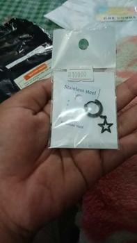 Product Review of Anting pria titanium jurai bintang 1pcs Laki-laki from k**p 0