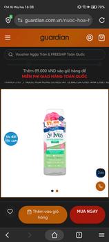 Product Review of [Live] St.ives Toner tẩy da chết  197.5ml (tùy chọn) from M**h 0