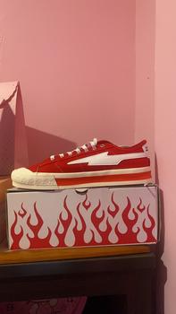 Product Review of (Spesial Kemerdekaan) Sepatu Pria Wanita028 XternalStepSure Mitterns Storm Merah Putih Low Canvas Kasual Casual Shoes Sneakers from ** 0