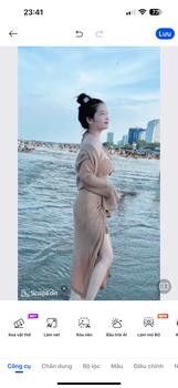 Product Review of Đồ bơi bikini đi biển set liền thân + choàng ngoài free size from T**n 0