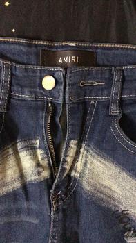 Product Review of Quần Jean Nam, Dáng Ôm, Thiết Kế Bàn Chân May Vá, Phong Cách Cá Tính, Quần Thời Trang Đường Phố, Chất Liệu Denim, In Rách, Họa Tiết Graffiti, Hàng Mới Về from u**4 1