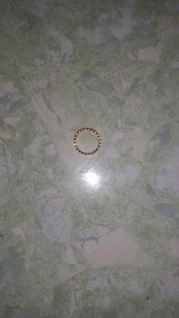Product Review of A1 Nhẫn kim tiền trơn tài lộc trơn đơn giản from L**h H** 0