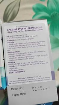 Product Review of ID1 CARELINE EVENING PRIMROSE OIL TINH DẦU HOA ANH THẢO dành cho người lớn 1000mg Lọ 60 Viên from X**n m** 1**9 3