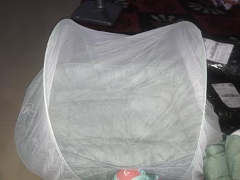 Product Review of KASUR BAYI SET Bantal Guling ANTI PEYANG DAN KELAMBU NAFA BABY Bed Cover Bayi Katun | Perlengkapan Tidur  Empuk dan Nyaman from G**1 1