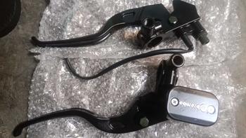 Product Review of Master Rem 1 Set Logo Laser Nimbul 1 Set Tabung Tipe Kotak Oval Tabung Pisah Big Logo Universal Cocok Semua Motor Bertabung Satu GSV from 🐒**🐒 0