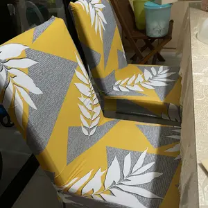 Sarung Dudukan Kursi Bulat Cover Kursi Bar Penutup Jok Kursi Bulat Bahan Polyester Elastis Lembut Dengan Full Karet
