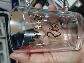 Product Review of 20 pcs per order Customized Clear Mug Personalized Complete Set with Name Giveaways Customized Souvenir Mug WASHED from R**l N**r 1
