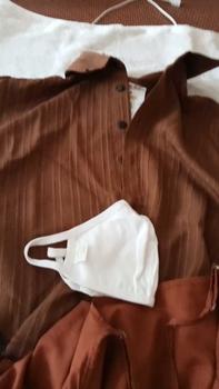 Product Review of Váy sơ mi nữ cổ đức dáng dài váy polo dáng dài chất liệu đũi gân dáng dài kèm váy 2d 6 màu siêu xinh 40-70kg from Đ** S** :**@ 2