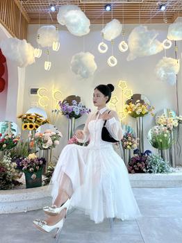 Product Review of SÒ VINTAGE - LUCIE đầm ren phối lưới tay dài, cổ sơ mi from H**g b** đ** đ** 3