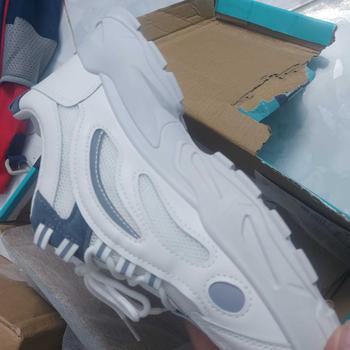 Product Review of giày nam tăng chiều cao 5cm lưới kết hợ da có phản quang sp 2002 Sneaker Cao Su Đế Bằng Shoes from T**e 1