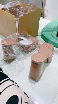 Product Review of (lùi size chân gầy)Dép Guốc nữ 12p -cao gót mũi vuông quay ngang trong mềm đúp trước 3cm. from B** M** 1